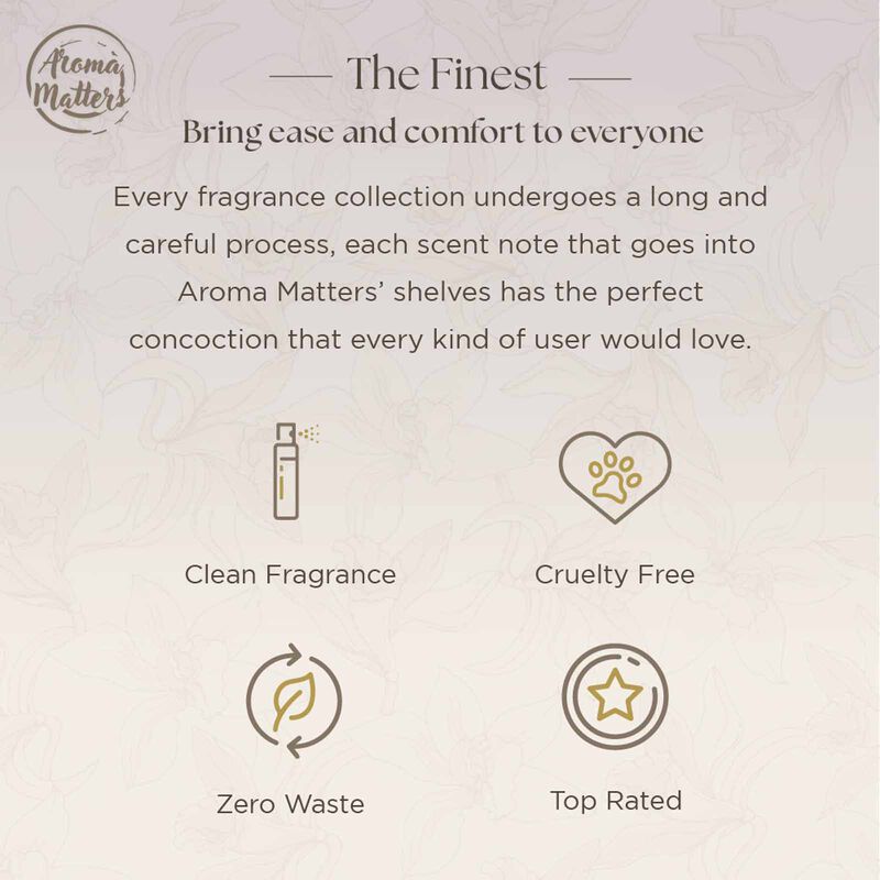 AROMA MATT Clean Cotton Reed Diffuser 8.45 Fl.oz (250ml) BOTTLE250-CLEAN COTTON-image 4