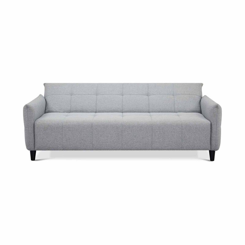 Sofa Bed With Storage Grey BERYL-image 2