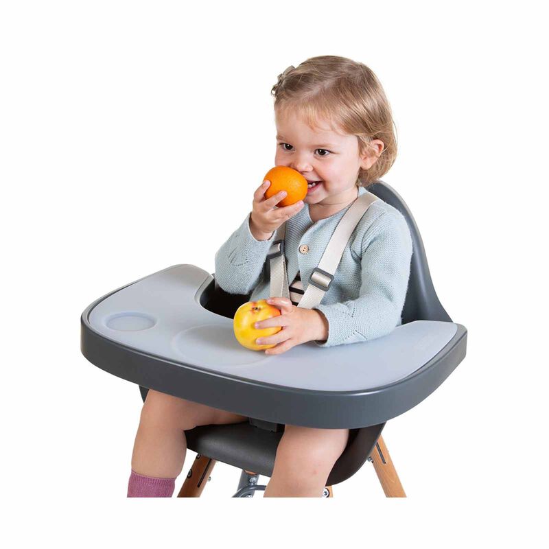 CHILDHOME Feeding Tray + Silicone Placemat - Anthracite (online) EVOLU HIGH CHAIR-image 2