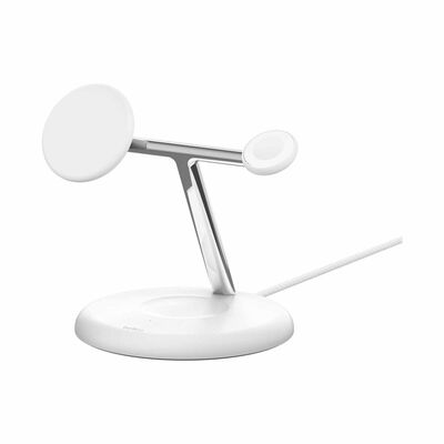 BELKIN Qi2 3-in-1 Wireless Charging Stand Wht WIZ023MYWH
