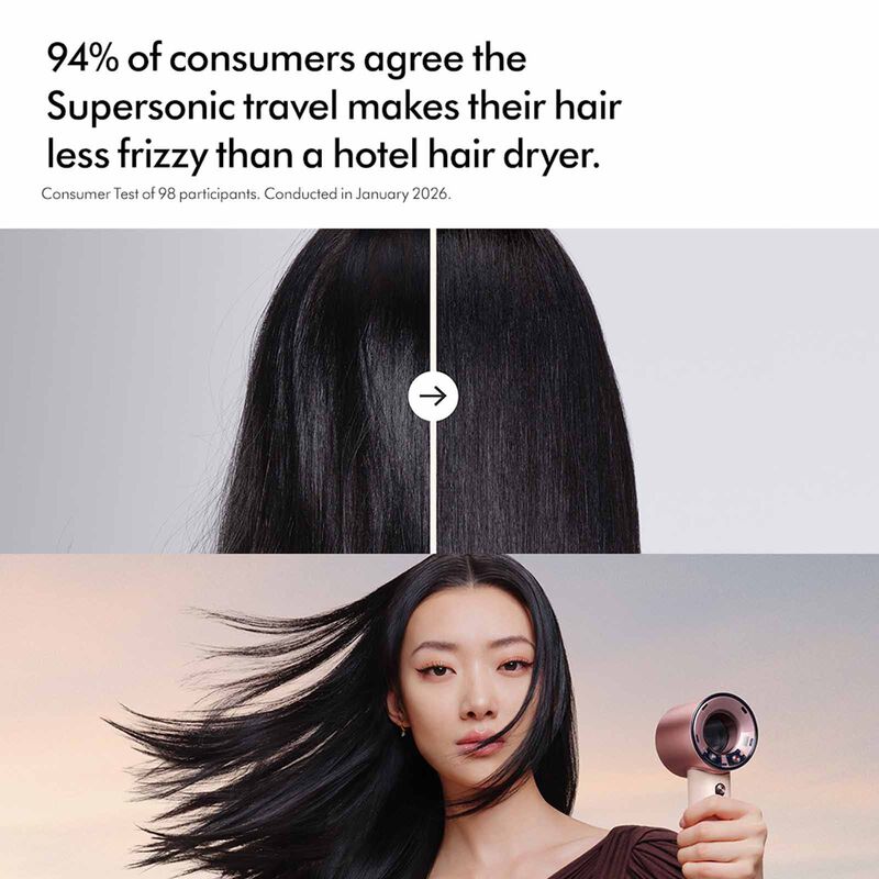 DYSON Supersonic Travel Hair Dryer Hd19 (492448-01) - Ceramic Pink/rosegold HD19 HK/MY/SG CEPK/ROSEGD-image 11
