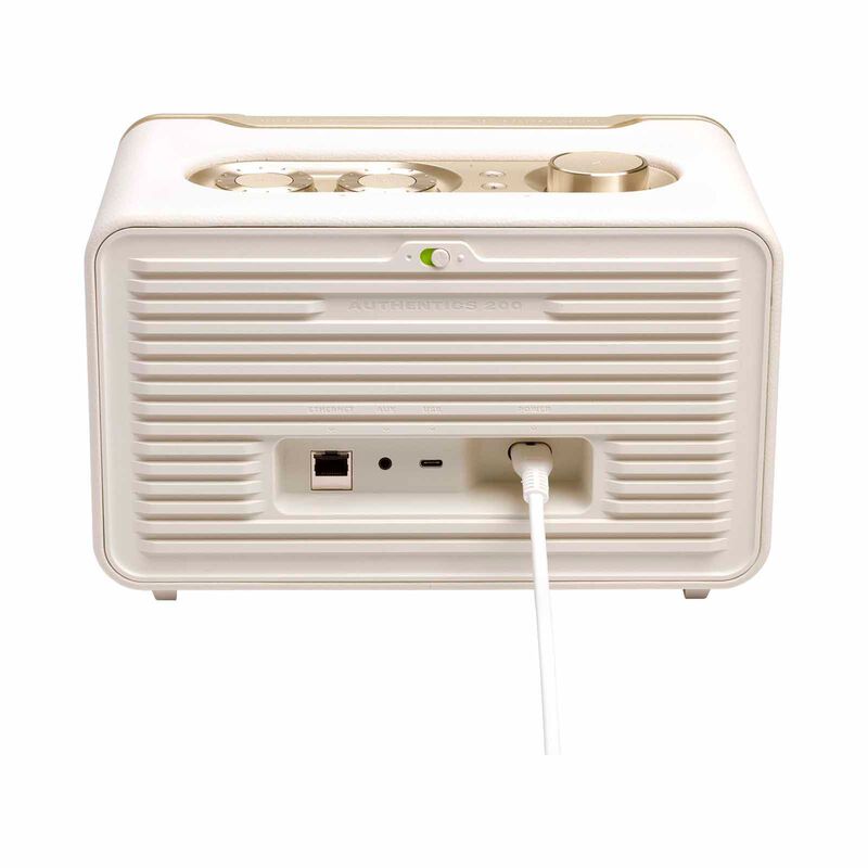 JBL Smart Home Speaker With Wi-fi, Bluetooth And Voice Assistants With Retro Design AUTHENTICS 200 WHITE-image 8