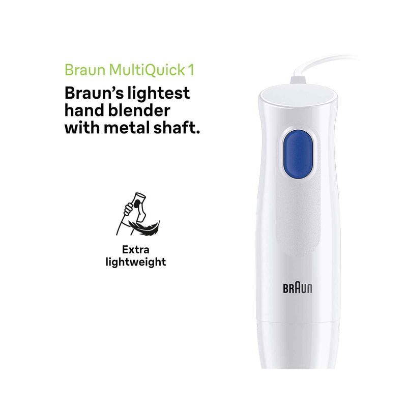 BRAUN Multiquick 1 Hand Blender (450w) MQ10.001MWH-image 2