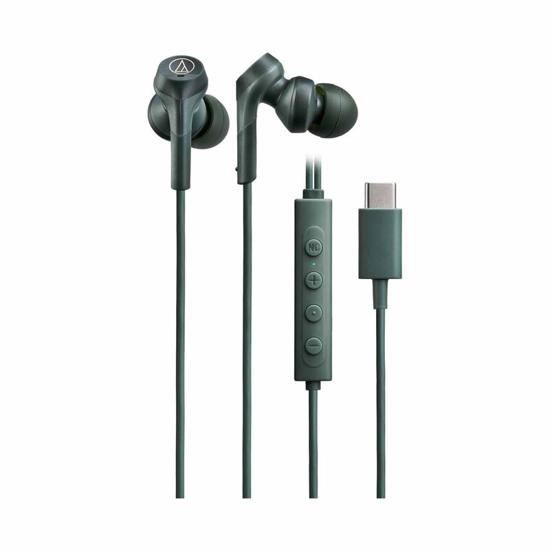 AUDIO TECH In-ear Headphones With Noise Cancelling And Usb Type-c Connector ATH-CKS330NC GR-image 1