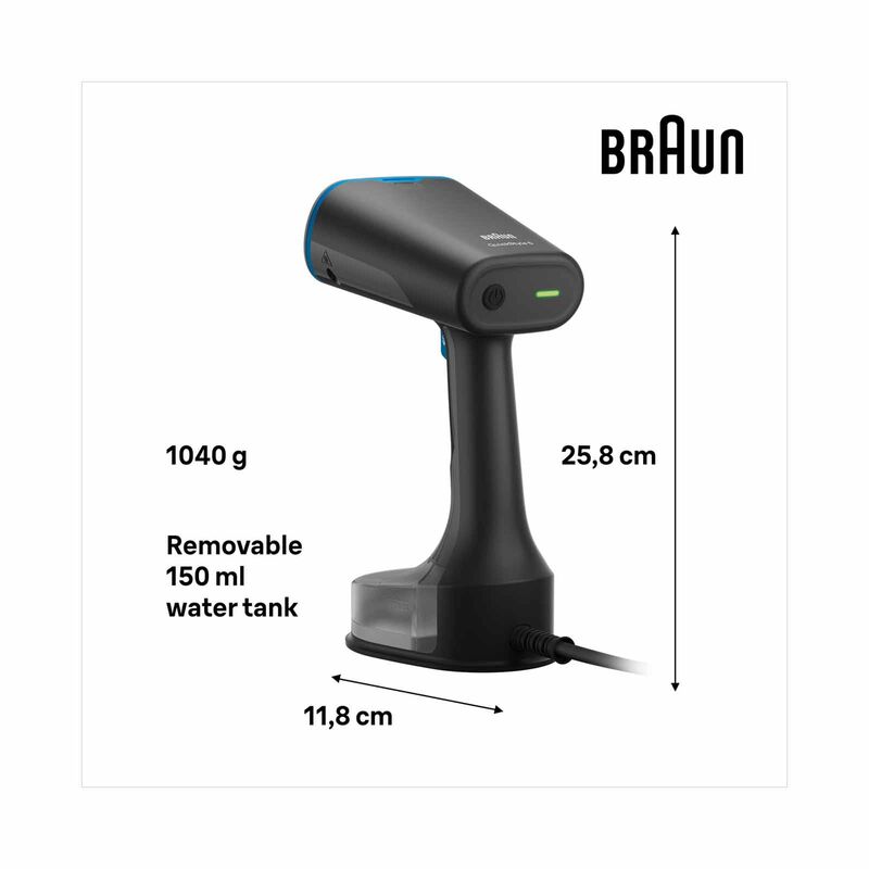 BRAUN Quickstyle 5 Garment Steamer (1200w) GS5031BL-image 3