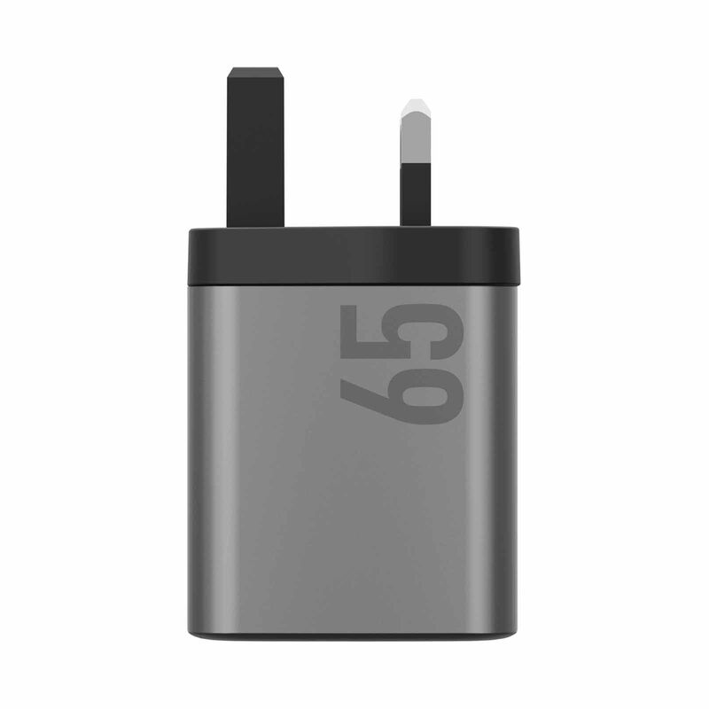 ENERGEA Ampcharge Gan65, 2c1a Pd/pps/qc3.0 Wall Charger,65w (uk) - Gunmetal CHR-AC-GAN65UK-image 5