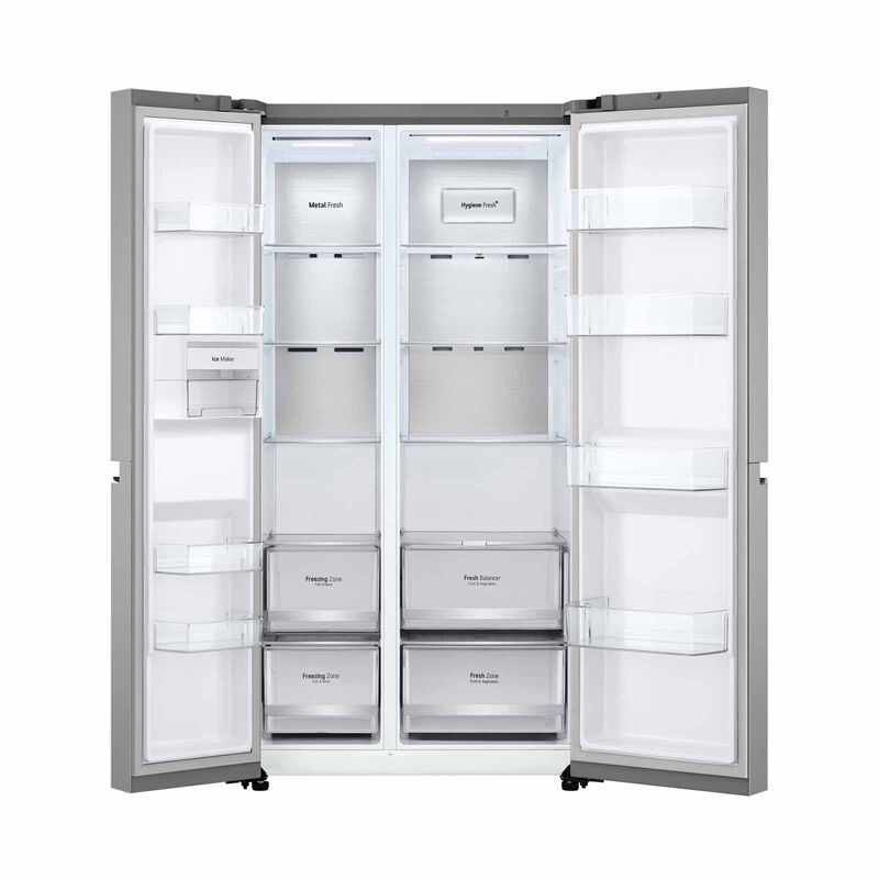 LG Side By Side Fridge (647l) - Prime Silver GS-B6473PY-image 4