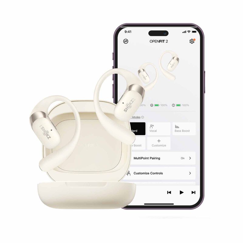 SHOKZ Openfit 2 Open-ear Headphones - Beige T920-ST-BG-image 2