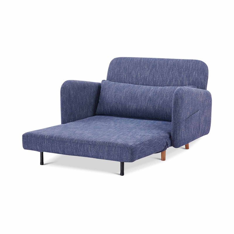 Single Sofa Bed Blue KALI-image 5