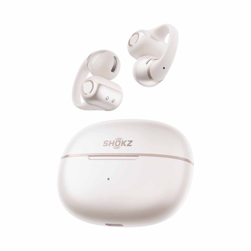 SHOKZ Opendots 2 Open-ear Clip-on Earbuds - White E320-ST-WT-image 3
