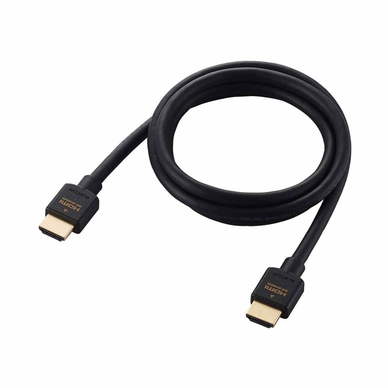ELECOM Hdmi Cable Ver 2.1 8k Uhdr 1.0m Blk DH-HD21E10BK2-image 2