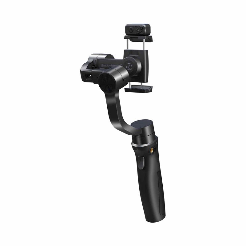 HOHEM Isteady Mobile+ 3-axis Smartphone Gimbal W/ Magnetic Fill Light - Black HT-ISTEADYMOBILE+KIT-image 3