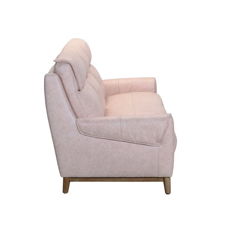 3rr Seater (fl) C15 Pink Full Leather Sofa MICOLA-image 5
