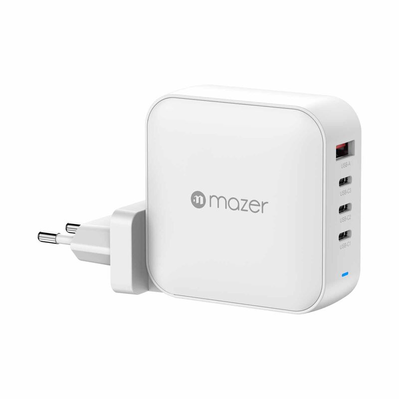 MAZER Prestigegan Pd3.1 165w 3c1a With Travel Plugs - White M-G165W-V5-WH-image 5