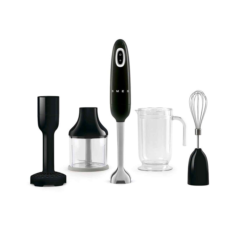 SMEG Hand Blender (700w) 50s Style HBF02BLUK (BLACK)-image 1