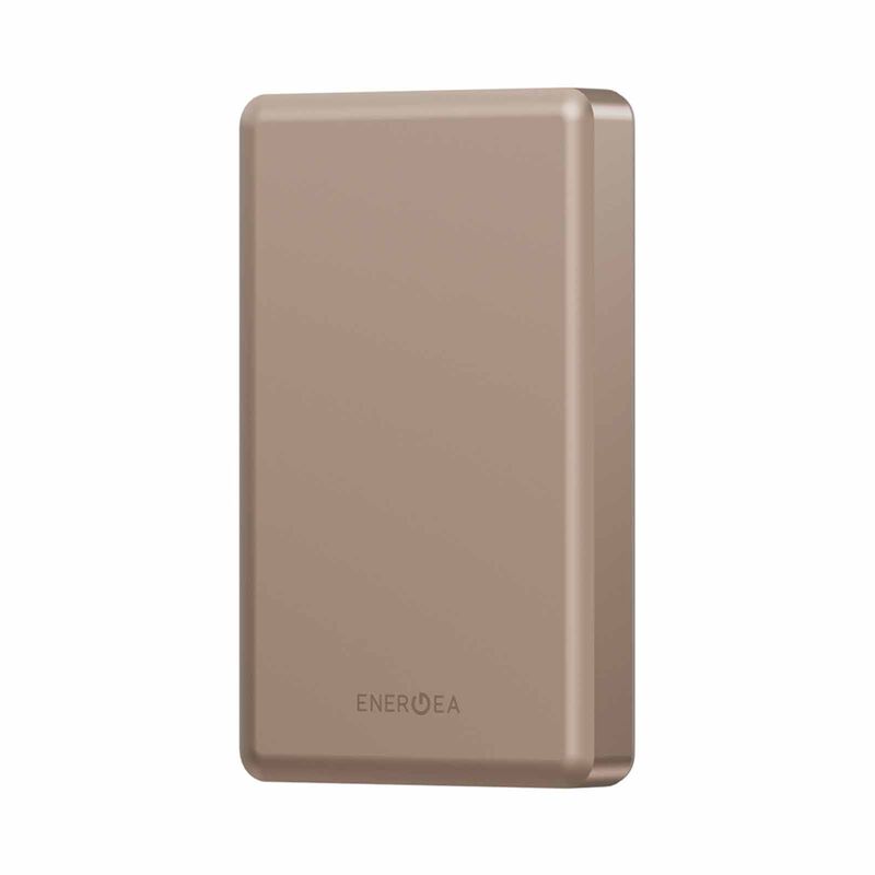 ENERGEA Alupac 10k, 10000mah Ultra Light Aluminium Magsafe Compatible Powerbank AP-10KQH-GLD-image 1
