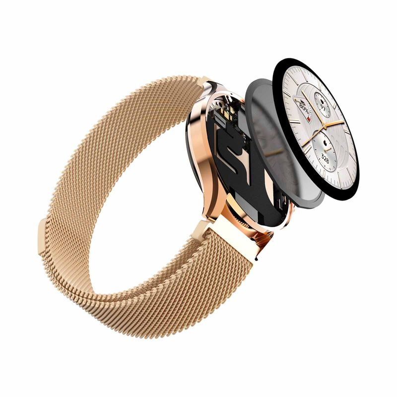 HIFUTURE Aura2 - Rose Gold Women Smartwatch With Heart Rate Function HSSW18RG-image 3