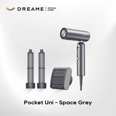DREAME Pocket Uni High-speed Hair Dryer (1400w) - Gray DM-UNHPKET-GY