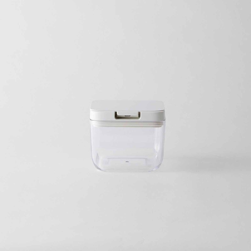 MARNA Good Lock Canister Short 450ml - White K764-W-image 1