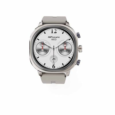 HIFUTURE Aix Lite - Silver Bluetooth Smartwatch With Heart Rate Function HSSW8SL