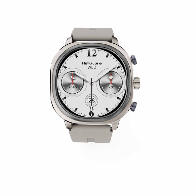 HIFUTURE Aix Lite - Silver Bluetooth Smartwatch With Heart Rate Function HSSW8SL-image 1
