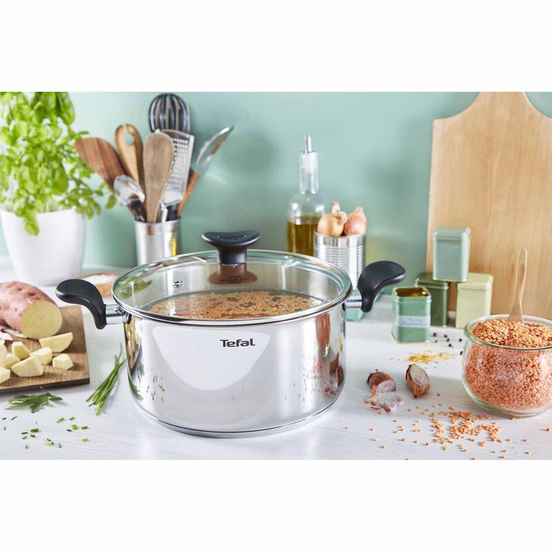 TEFAL Primary Stainless Steel Stewpot 24cm E30846-image 2