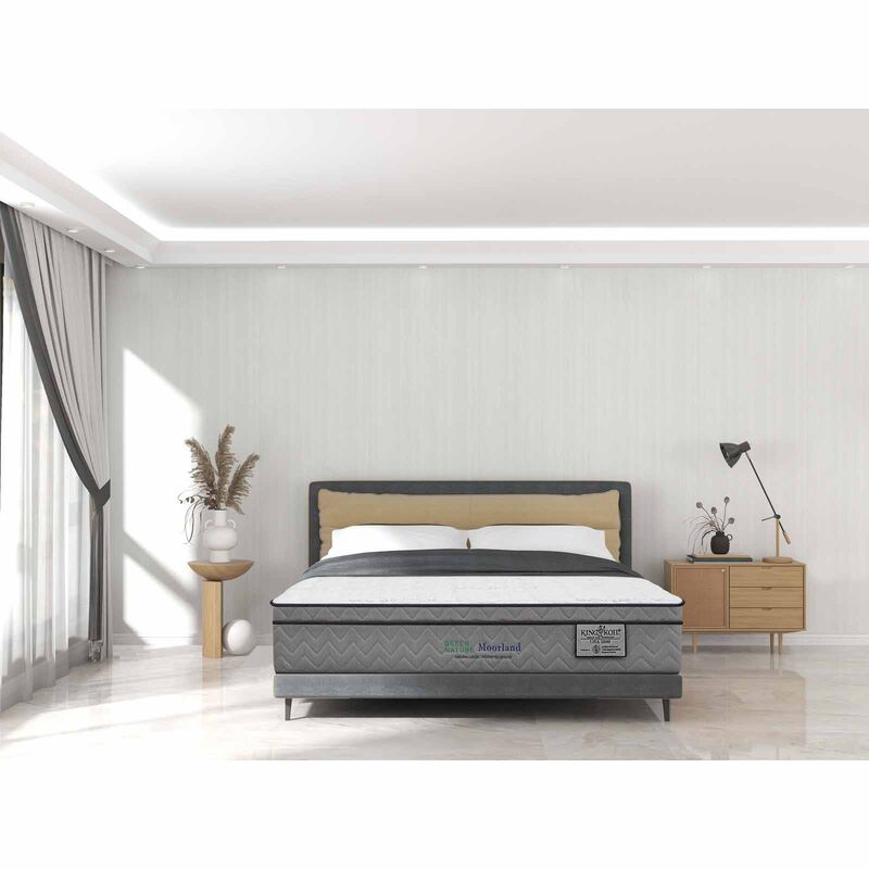 KINGKOIL King Size Mattress W/bedframe And Headboard GREEN NATURE MOORLAND-image 3