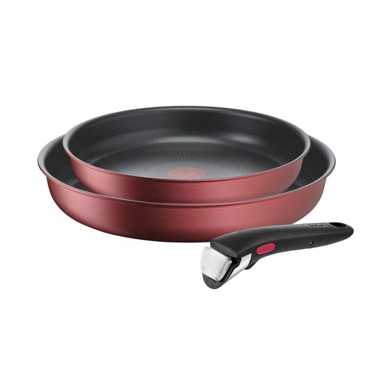 TEFAL Ingenio Daily Chef Induction Red 3pc Set L39896-image 1