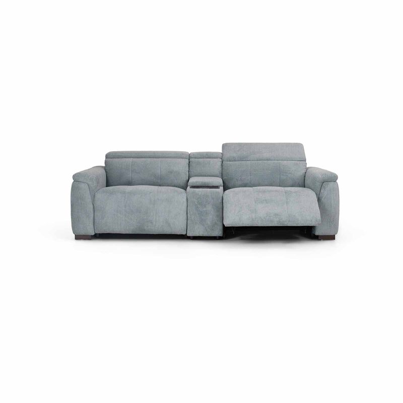 GERBRSI 2rr-e Seater 2 Function+console (fab) Cat A Blue Fabic Recliner Sofa SAGE-image 2