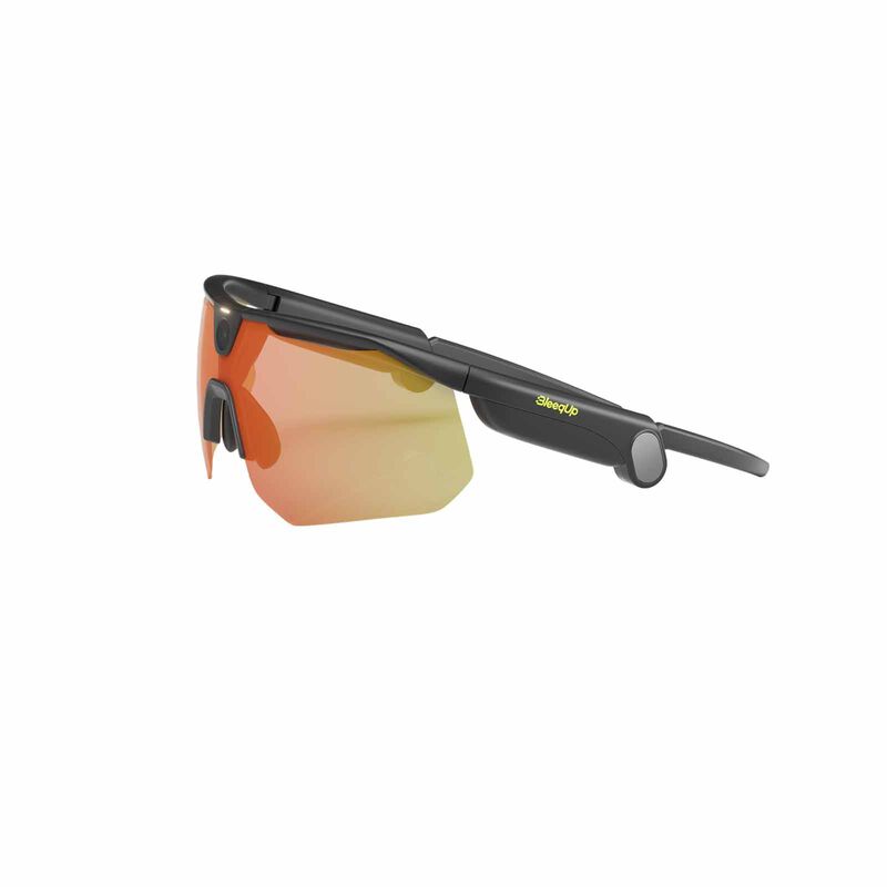 BLEEQUP Ranger Ai Sports Camera Glasses (black Frame) Standard Orange Red Lens CGQ542A0-image 4