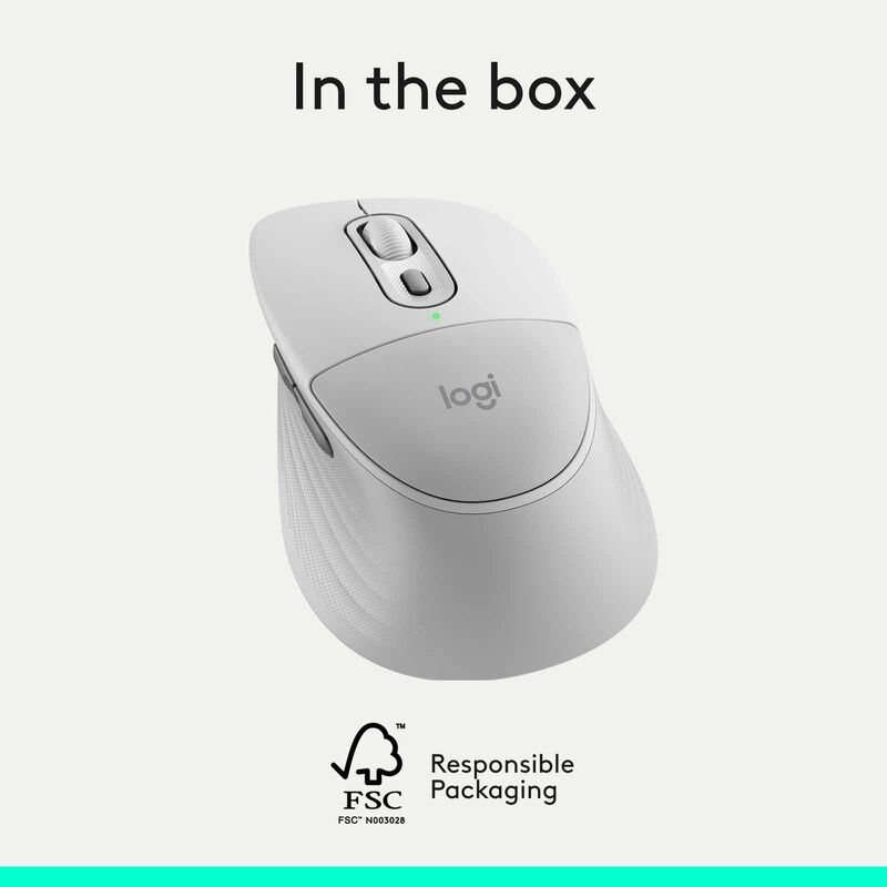 LOGITECH Logi Signature Comfort Plus M850 L Mouse Offwhite 910-007734-image 8