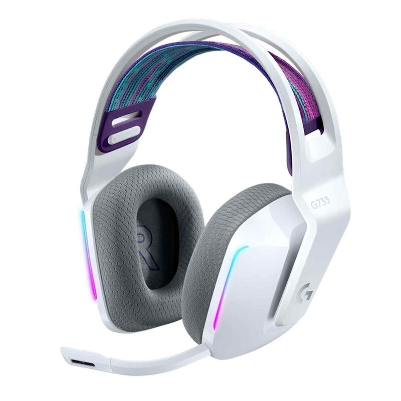 LOGITECH G733 Wireless Rgb Gaming Headset (white) 981-000886-image 1