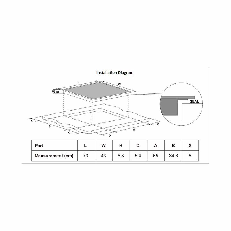 EUROPACE 2 Burner 7 Series Induction Hob (exclude Installation) EIV7732V-image 4