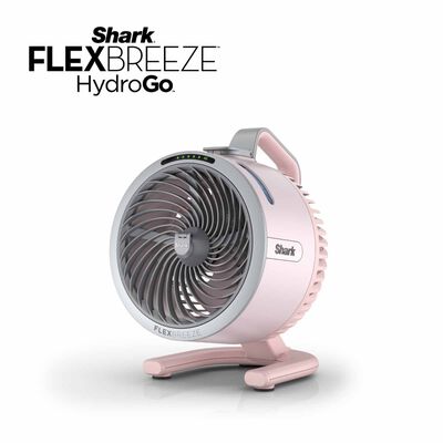 SHARK Flexbreeze Hydrogo Portable Misting Fan (pink) FA050SMPK