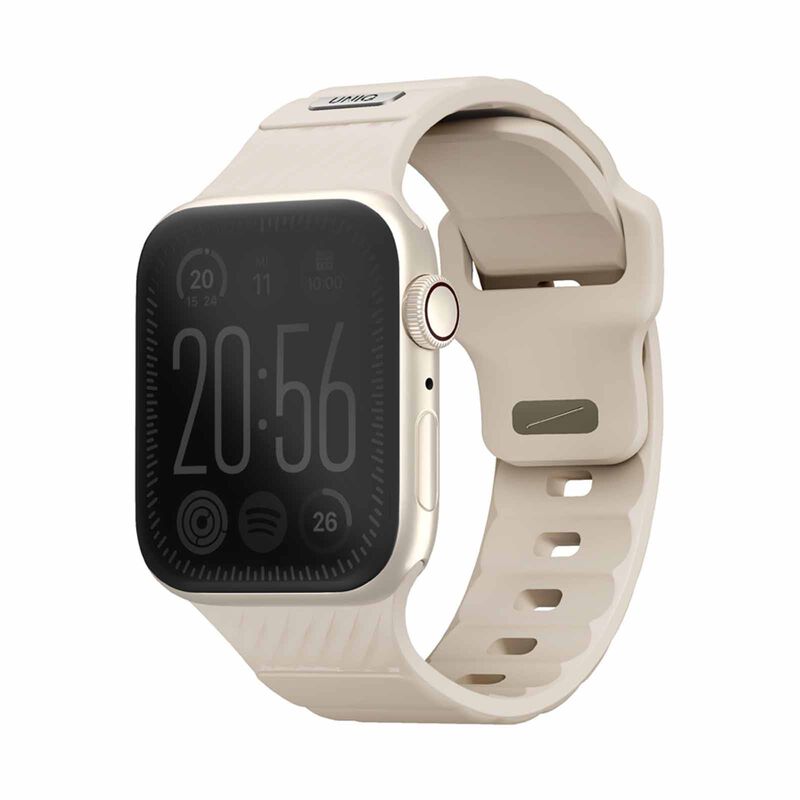 UNIQ Stride Fkm Rubber Apple Watch Strap 41/40/38mm - Pale Khaki (pale Khaki) UNIQ-41MM-STRIPKHA-image 2