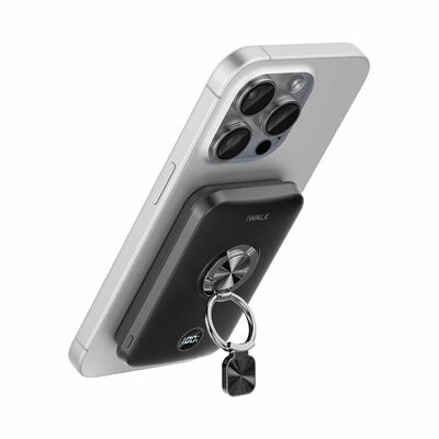 IWALK Powergrip 10000 Magnetic Wireless Powerbank 10000mah For Iphone Black MXB009-001A