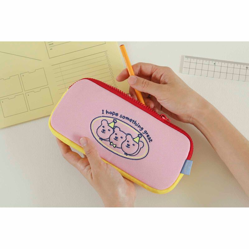DAILYLIKE Jellybear Pencil Pouch Pink-image 8