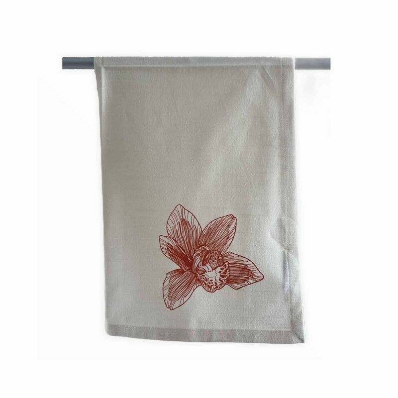 STITCHES Kitchen Tea Towel ORCHID-image null