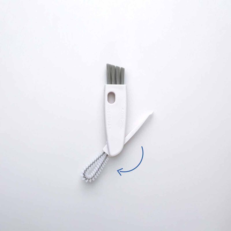 MARNA Multi Purpose Water Bottle Cleaning Brush (25x134x16mm) - White K683-W-image 2