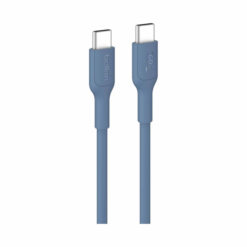 BELKIN Usb-c - Usb-c Cable 60w 2.0, Pcr, 1m, Blue CAB023FQ1MBL-image 1