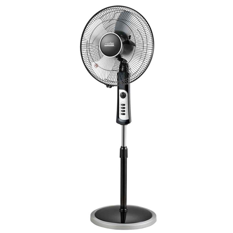 MORRIES 16 In Stand Fan -black MS-535SFT-image 1