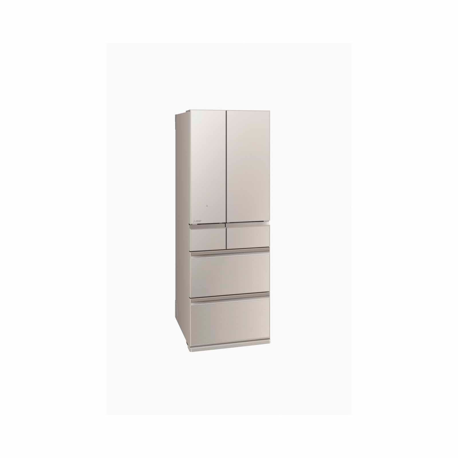 Shop MITSUBISHI Multi Door Fridge (547l) - Glass Greige MR-WZ55K