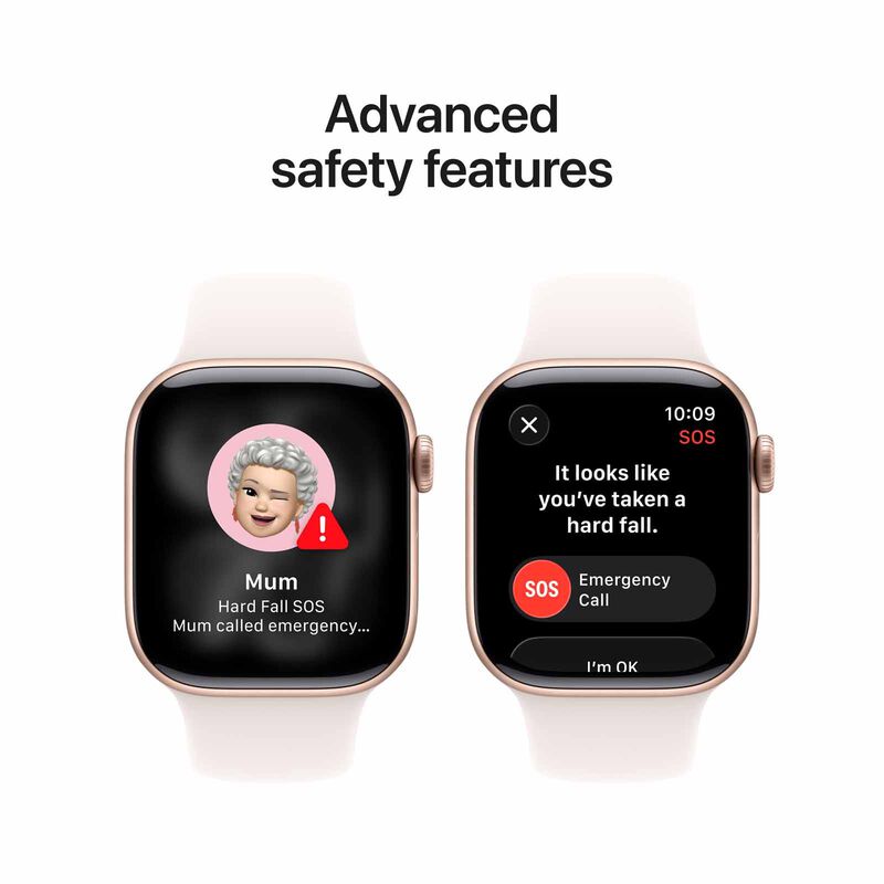 APPLE Watch Series 11 Gps 42mm Rose Gold Aluminium Case With Light Blush Sport Band - M/l MEU44X/A-image 5