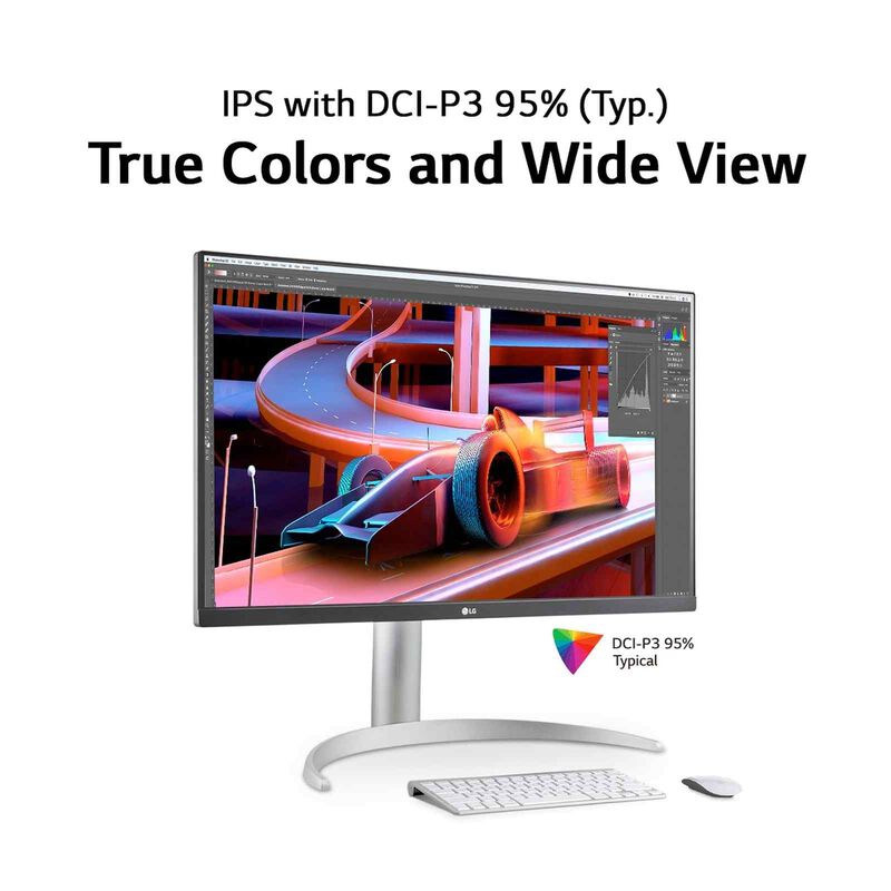 LG 27in 4k Uhd Ips Monitor 27UP850-W-image 12