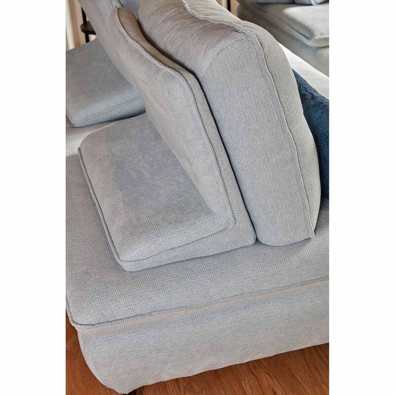 MUZE 2 Seater 1 Arm (fab) Cat A Blue Fabric Sofa SORA-image 9
