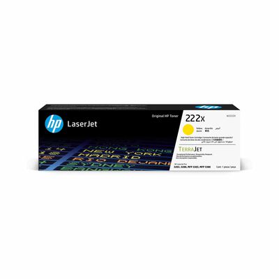 HP 222x High Yield Yellow Original Laserjet Toner Cartridge HP 222X YELLOW