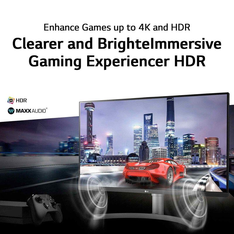 LG 31.5in Ips 4k Uhd Monitor 32UN650-W-image 11