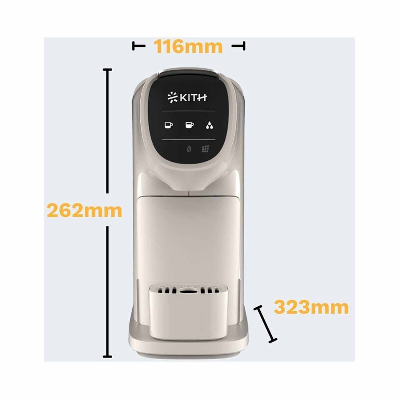 KITH Ava Capsule Coffee Machine (vanilla White) CCM-1L-WV-image 8