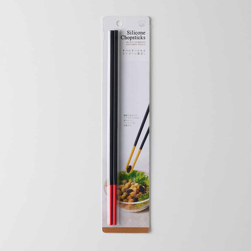 MARNA Silicone Chopsticks (6x6x300mm) - Red K690-R-image 3