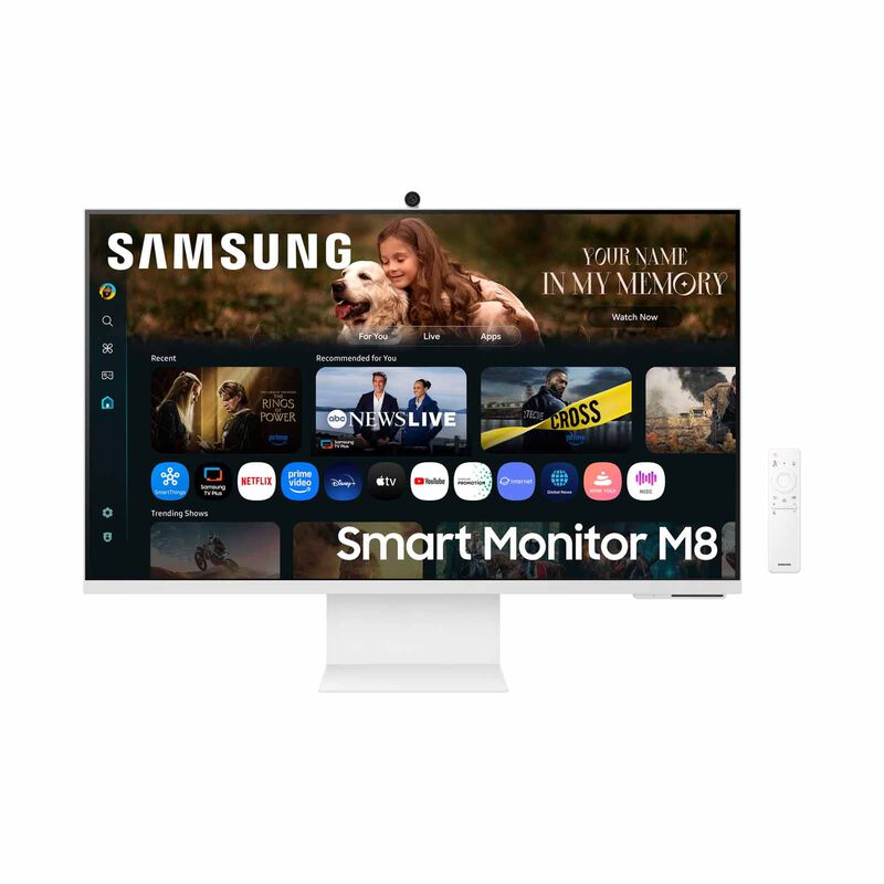 SAMSUNG 32in M8 Flat Smart 4k Monitor LS32FM803UEXXS-image 1